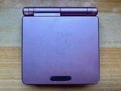 Nintendo Gameboy Advance SP AGS101 Pearl Pink Handheld w/ USB Cable & Battery