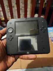 Authentic 2DS Launch Edition Blue and Black Handheld No Charger Works