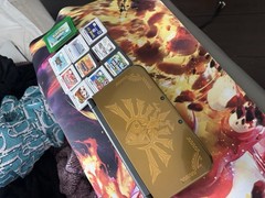 Nintendo New 3DS XL Launch Edition Gold Handheld System