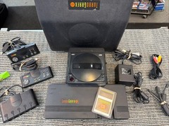 TurboGrafx-16 + TurboGrafx-CD CD System Turbo Tap Console TurboGrafx Case (READ)