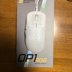 Endgame Gear OP1 RGB White Frost Gaming Mouse Used Japan