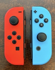 Nintendo Switch offcial Red and Blue Joy Cons Read Description