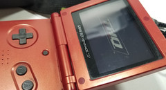 Nintendo GBA SP Gameboy AGS-001 Flame Red w/ Charger, Game, Case – Works Tested