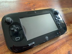 Nintendo Wii U Mario Kart 8 Deluxe Set 32GB Console w/ Mario Wheel Wiimote Rare!