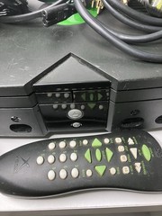 Original Microsoft Xbox Console Controllers Cables Remote Partially Tested READ