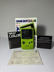 💚KIWI GAME BOY COLOR – Complete In Box CIB Nintendo GBC Green GameBoy 1st Print