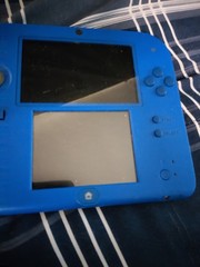 Nintendo 2DS Blue Handheld Console Touchscreen Dual Screen Headphone Jack Only