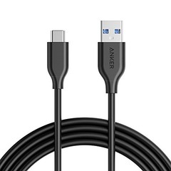 Anker USB Type C Cable PowerLine USB-C to USB-A 3.0 Cable 1.8m Black Compatible