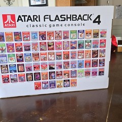 Atari Flashback 4 Home Console 76 Built-In Games 2 Wireless Controllers
