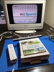 Nintendo Wii Bundle, 2 Controllers, 8 Games Wii Sports Cars 2 Angry Birds Golf