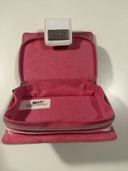 Nintendo DS Lite Metallic Rose System With Charger, Original Box, And 2 Cases