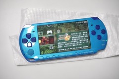 PSP-3000 console sky blue marine blue value pack Japan system boxed