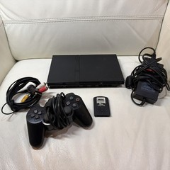 Sony PlayStation 2 PS2 Slim SCPH-70000 Console TESTED TO POWER ON ONLY! AS IS!!!