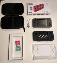 New R36H Handheld Game Console 3.5-Inch IPS Screen Linux RK3326 Quad-Core New