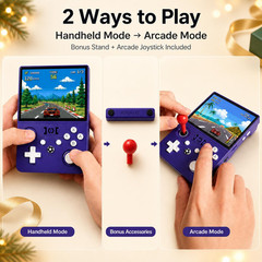 R36MAX II Retro Handheld Game Console, 4.5-Inch 1024X768 IPS Screen, 128GB 22000