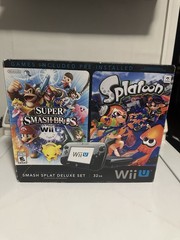 Nintendo Wii U Smash Splat Deluxe Set 32GB Black Handheld System