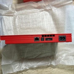 Sony PlayStation 2 Satin Silver Red SCPH-90000CR Console 6882