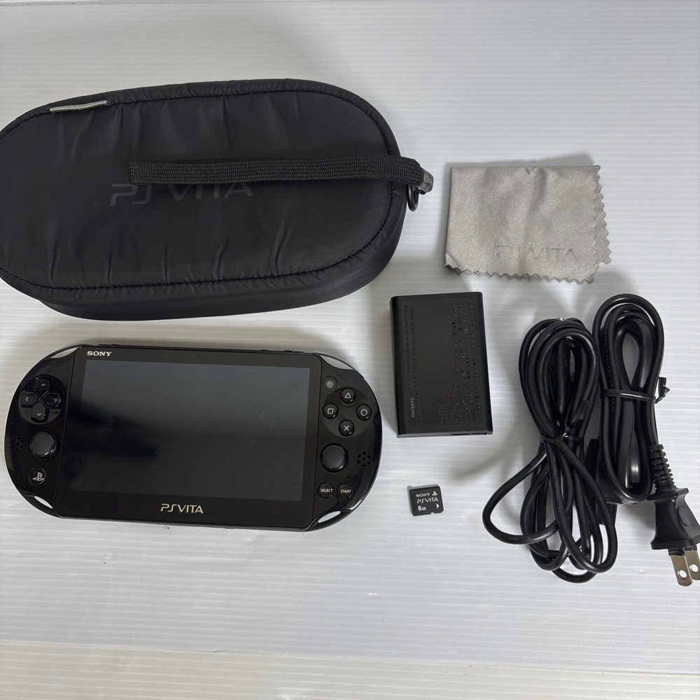 Sony PS Vita PCH-2000 black Excellent Tested Working Region Free From Japan