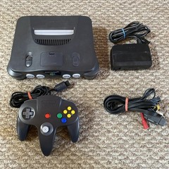 Nintendo 64 Console N64 w/ Controller Power & AV Cables Tested Working ALL OEM