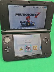 Nintendo 3DS XL SPR-001 Black With 2 Games, Charger and Memory Card 4gb Tested