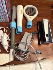Wii Console with wii Sports, Games, Controllers and accessories – WOW!