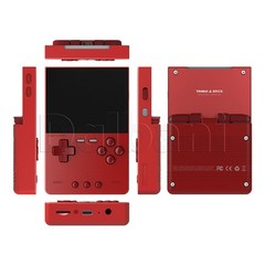 TrimUI Brick Red Open Source Handheld Game Console with 64GB