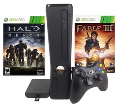 Microsoft Xbox 360 Slim 250GB Console with Halo Reach and Fable 3