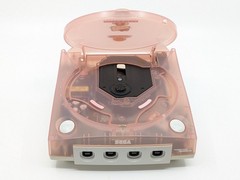 SEGA Dreamcast Hello Kitty Pink HKT-3000 Console w/ Controller & VMU Tested