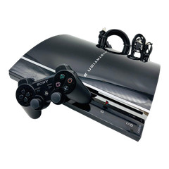 Sony PS3 CECHA00 60GB Backward Compatible PS1 PS2 PS3 Tested Bundle used