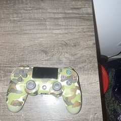 Sony PlayStation 4 Slim 1TB Black Console, Camo DualShock 4, Cables (Functional)