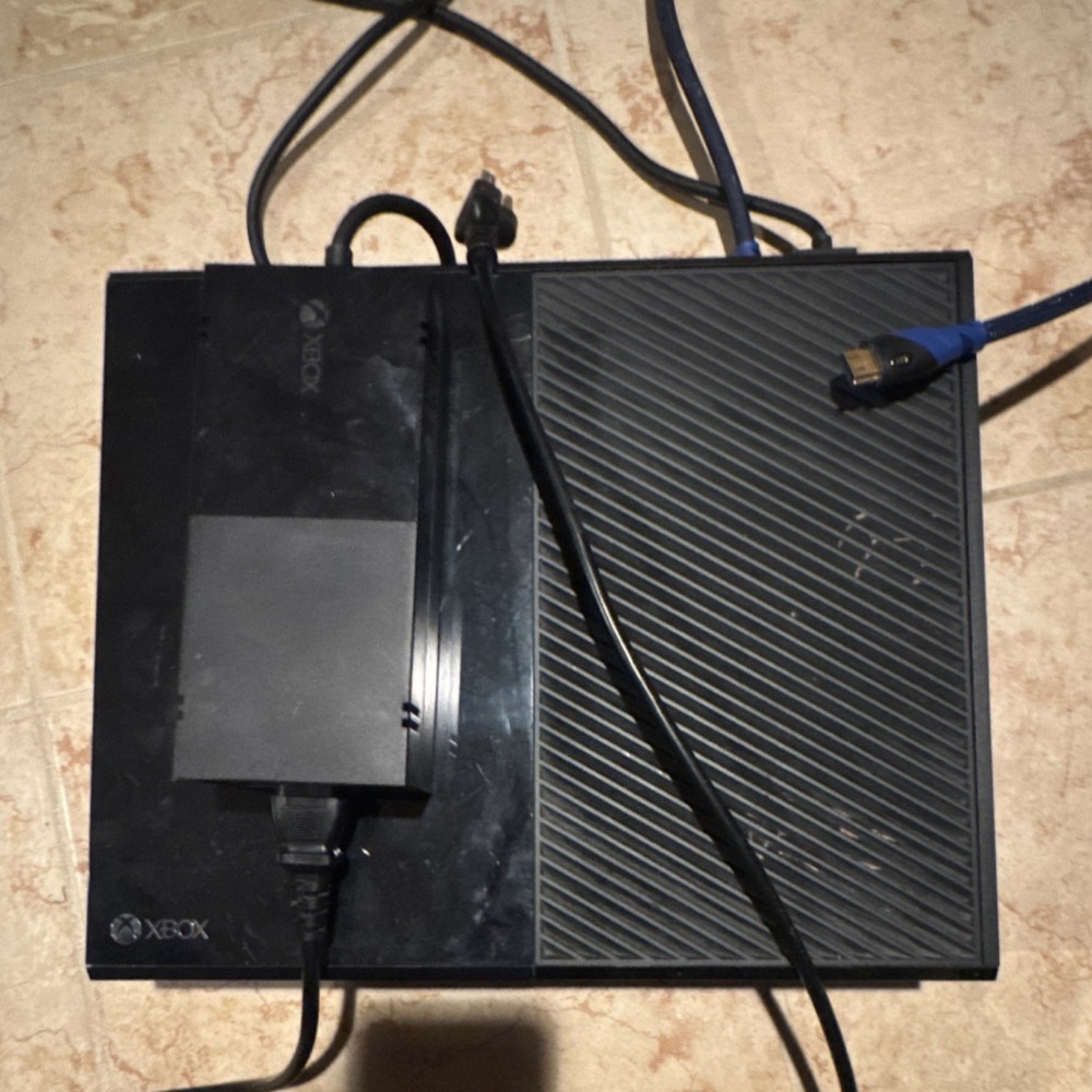 Microsoft Xbox One Console Black with Power Supply and HDMI Cable NO CONTROLLER