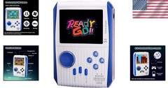 Portable 666 Classic Games Console with 3-Inch Screen & Rechargeable Battery
