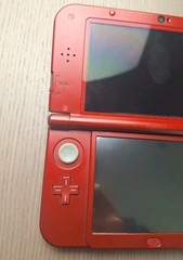New Nintendo 3DS XL Metallic Red Charger + 32GB SD Card | Region Free BOTTOM IPS