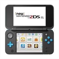 Nintendo 2DS LL Console System Japanese Version Black x Turquoise NEW