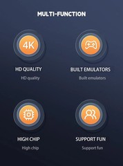 4K Wireless Gaming Console with Dual Player Mode – X2 HD Console for Family Fun
