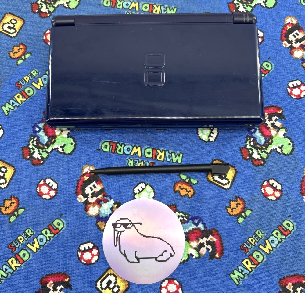 Nintendo DS Lite Enamel Navy JPN EXCLUSIVE USG001 | Region Free | Tested Works 3