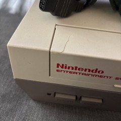 Nintendo NES Action Set Home Console – White/Gray 2 Controllers Plus Power Plug