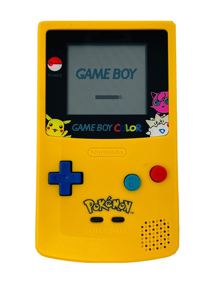 Game Boy Color Pokemon Special Pikachu Edition Nintendo System Game Console