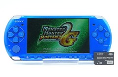 Sony PSP-3000 Blue Console Tested Working Region Free w/ 1GB Memory Stick