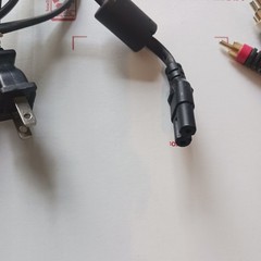Orig Microsoft Xbox Console Power Cord and Video Cable,OEM Tested Working