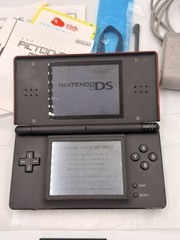 Nintendo DS Lite Crimson Red Complete – Region Free With Extras Tested/Working