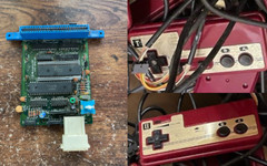 Nintendo Japanese original Famicom Motherboard & controllers Parts JUNK