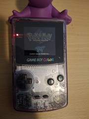 Nintendo Game Boy Color Handheld System – Atomic Purple, No battery cover