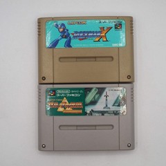 Nintendo Super Famicom Console system Rockman X & Zelda Bundle Tested NTSC-J