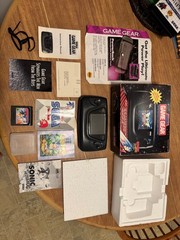 SEGA Game Gear RARE SONIC video game system bundle 100% CIB complete NEEDS RECAP