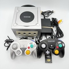 Nintendo GameCube DOL-101 Silver Console Bundle Controllers Cords Tested *READ*