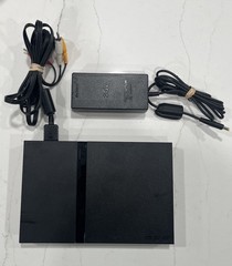 Sony PlayStation 2 Slim Black Console Gaming System SCPH 70012 Untested W/Cables