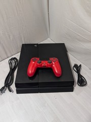 Black Sony PlayStation 4 Console Bundle CUH-1115A 500GB Tested With Controller