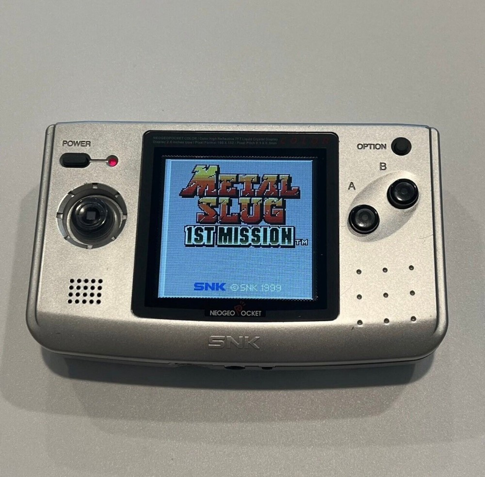 Neo Geo Pocket Color Silver Model Full Size IPS Q5