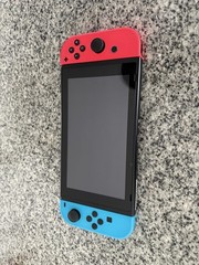 Nintendo Switch 32GB Gray Console with Neon Red and Neon Blue Joy-Con